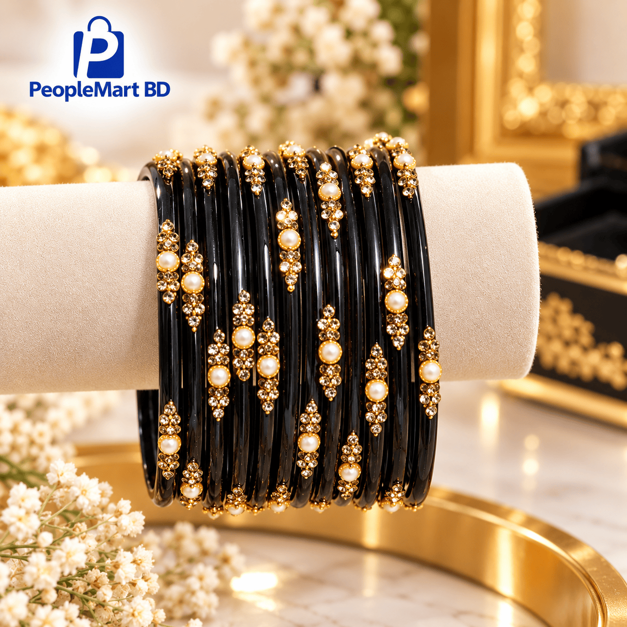সুন্দরি চুড়ি | Sundori Pearl & Stone Bangles