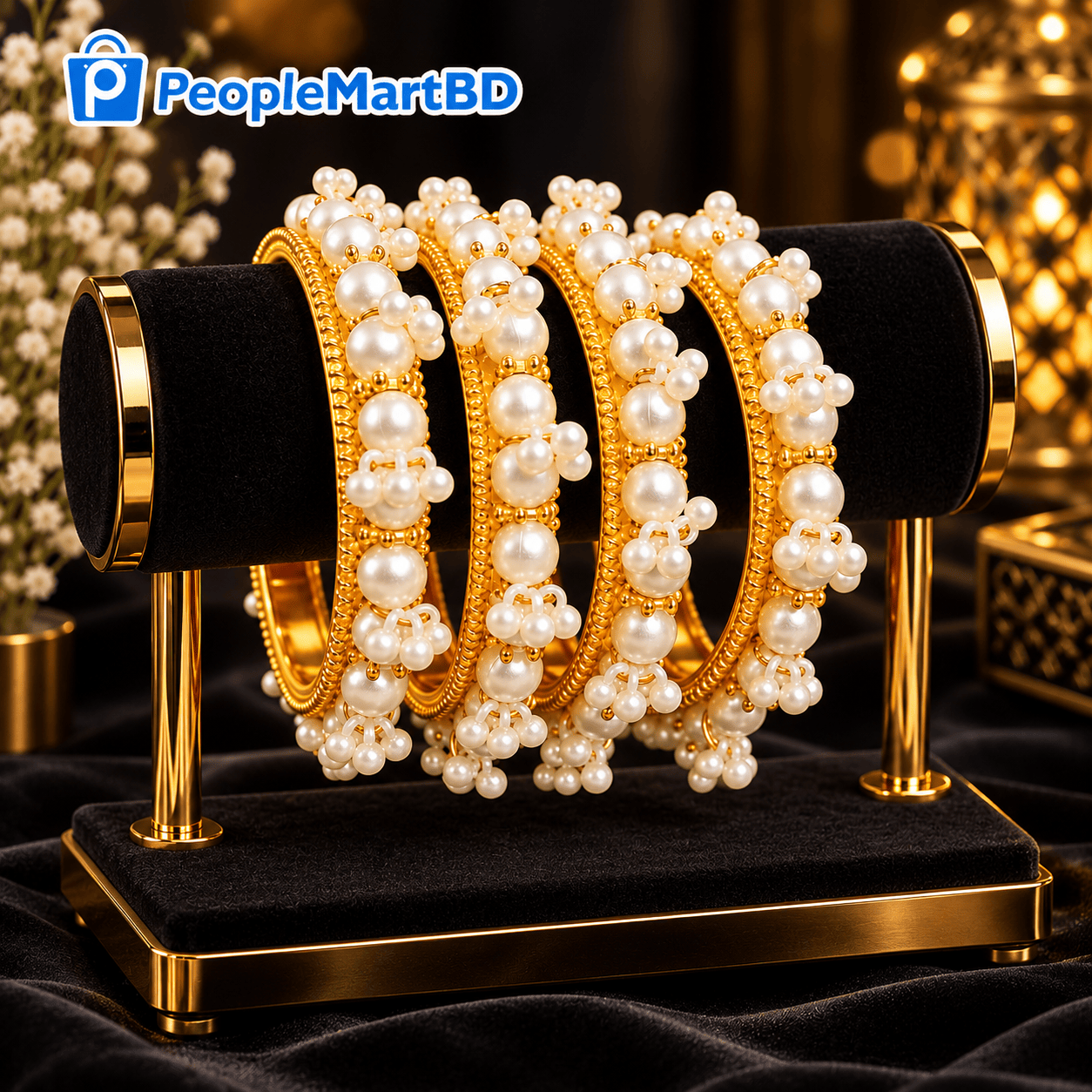 ফুলঝুরি চুড়ি জোড়া– Fuljhuri Golden Bangles Pair — 28