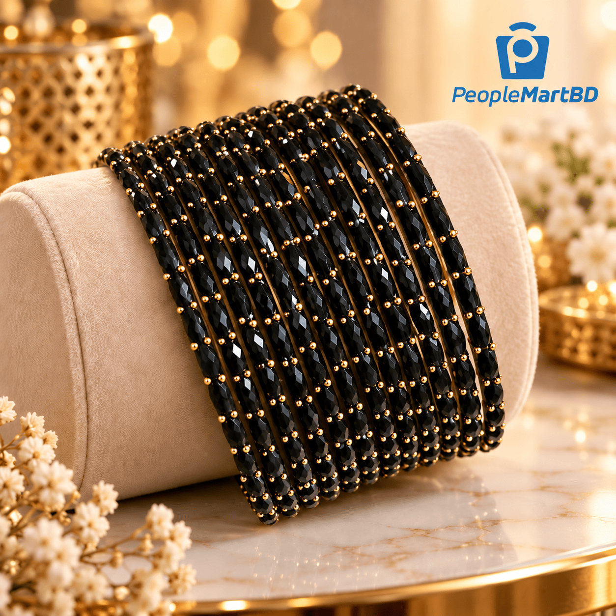 রেইন ড্রপ কাচের চুড়ি | Rain Drop Glass Bangles