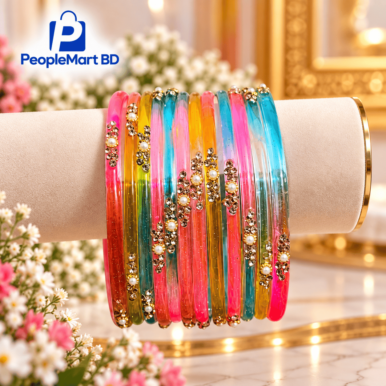 সুন্দরি চুড়ি | Sundori Pearl & Stone Bangles