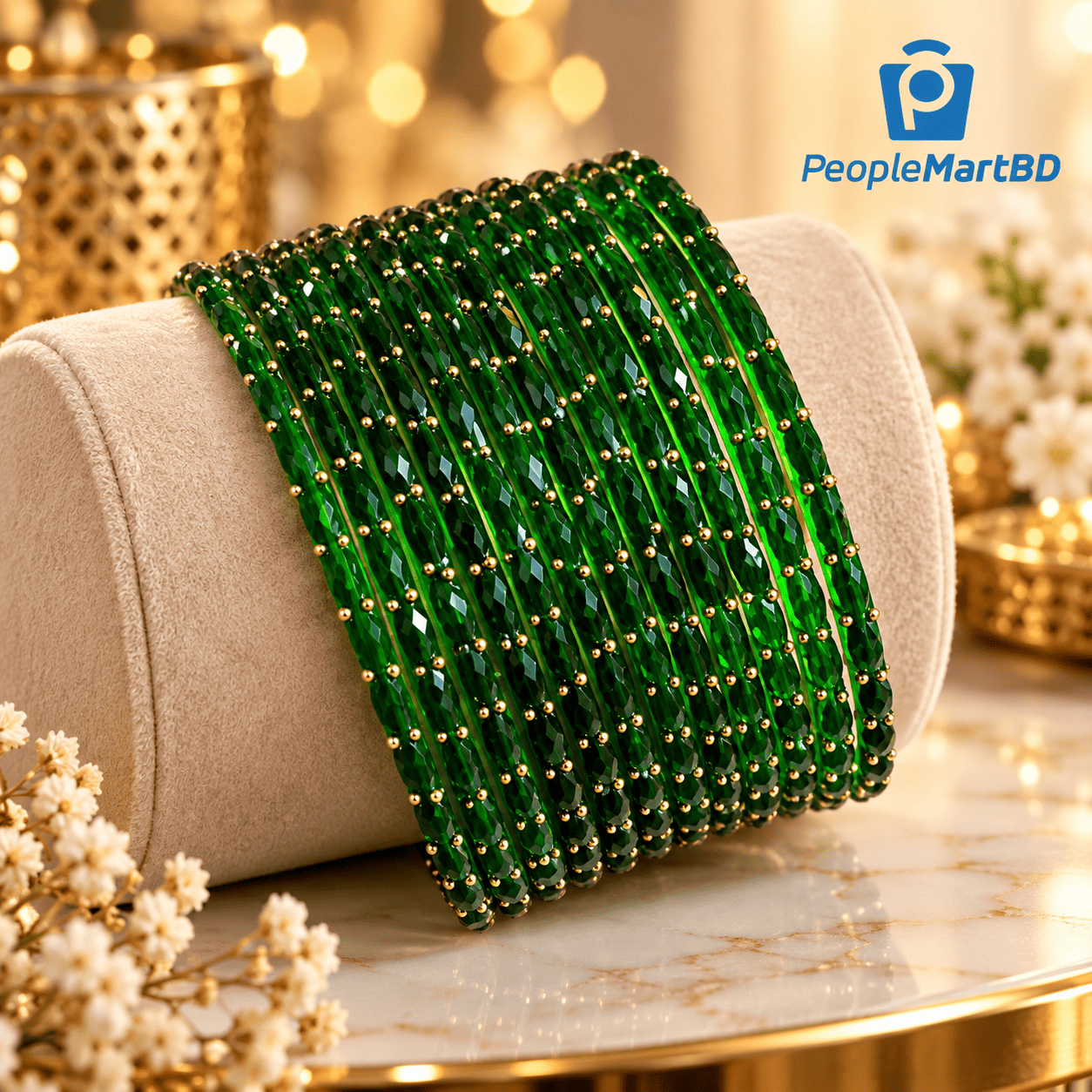 রেইন ড্রপ কাচের চুড়ি | Rain Drop Glass Bangles