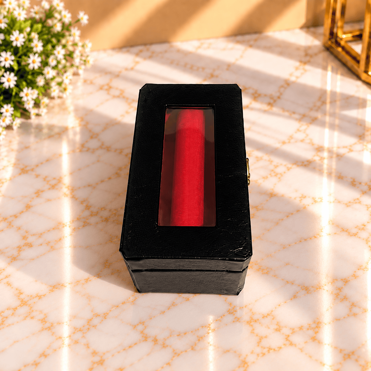 ২ ডজন চুড়ির লেদার বক্স – Premium Leather Curi Storage Box