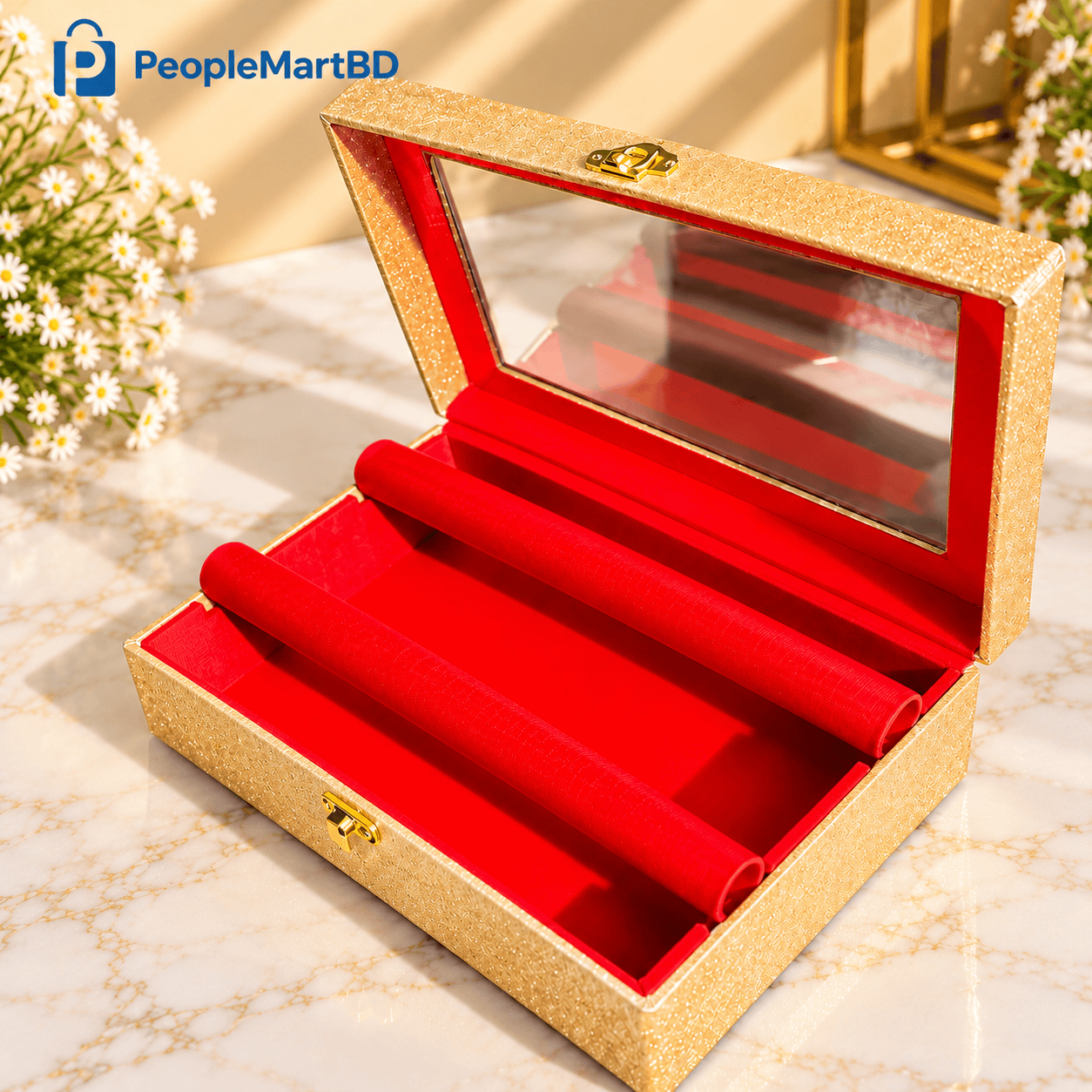 ৮ ডজন চুড়ির বক্স | 2 Roll Bangle Box – Stylish Bangles Storage Box