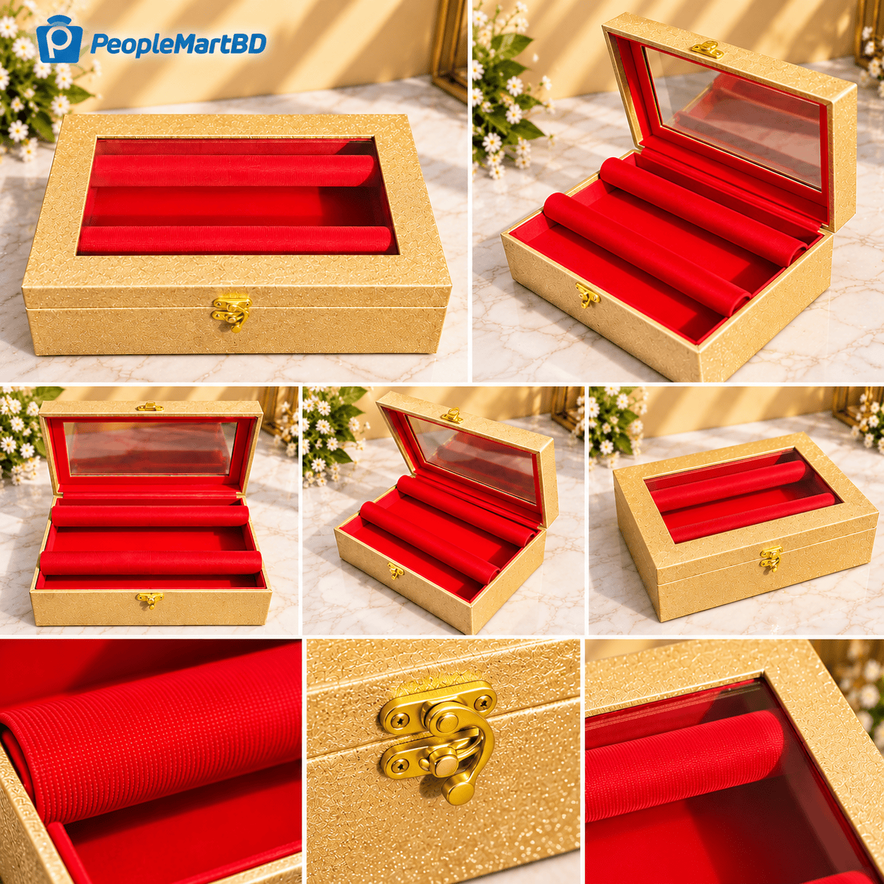 ৮ ডজন চুড়ির বক্স | 2 Roll Bangle Box – Stylish Bangles Storage Box