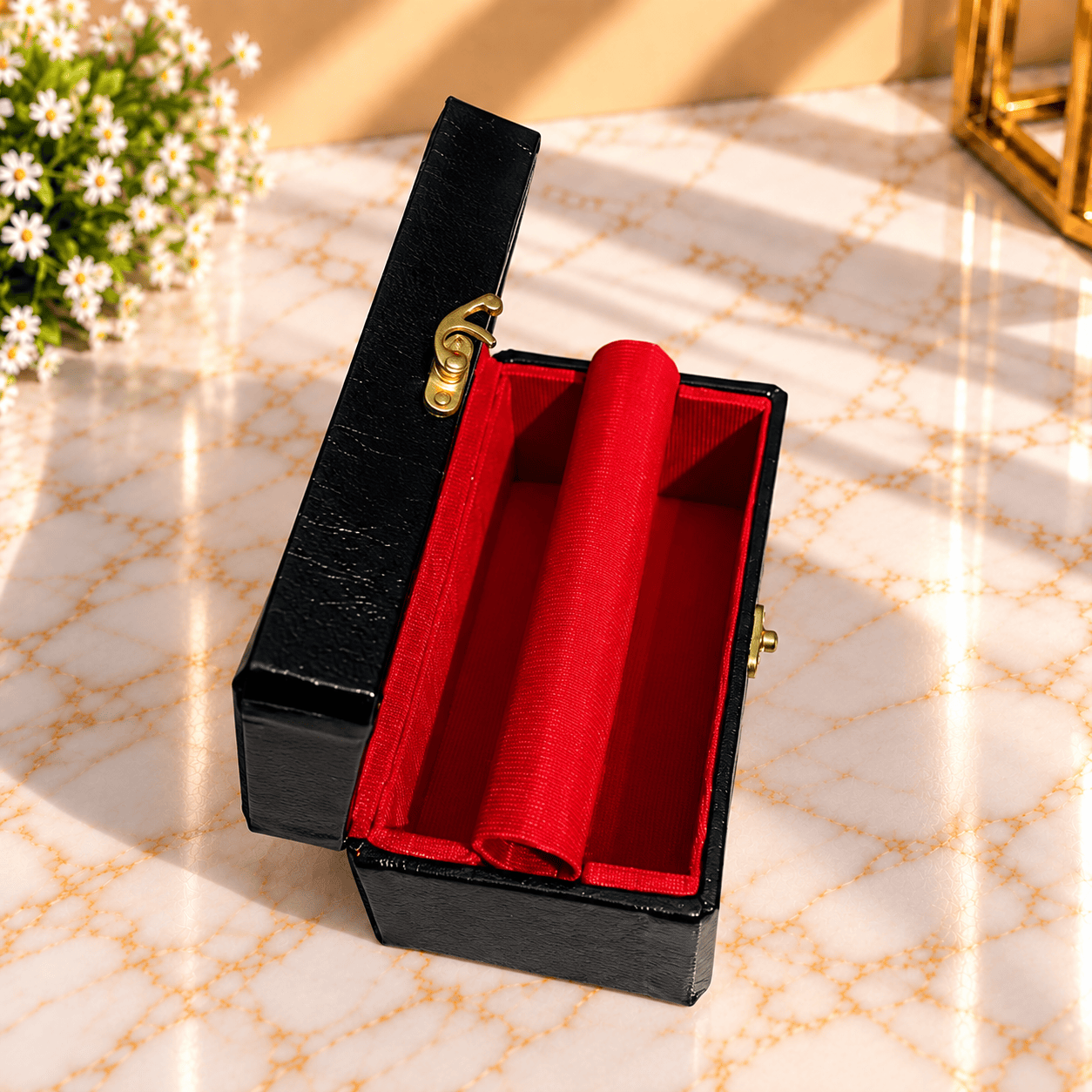 ২ ডজন চুড়ির লেদার বক্স – Premium Leather Curi Storage Box