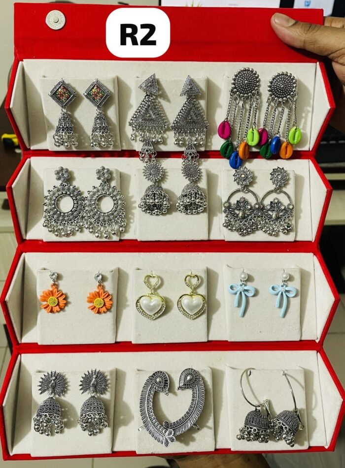 লাল ঝুমকা বক্স - ১২ সেট - ছবি 3