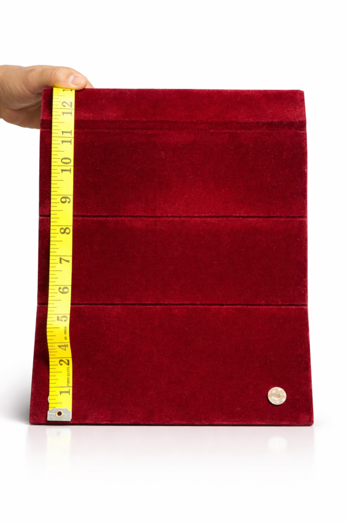 মেরুন খালি জুয়েলারি বক্স - ১২ সেট - ছবি 3