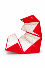 লাল খালি জুয়েলারি বক্স - ১২ সেট - ছবি 2